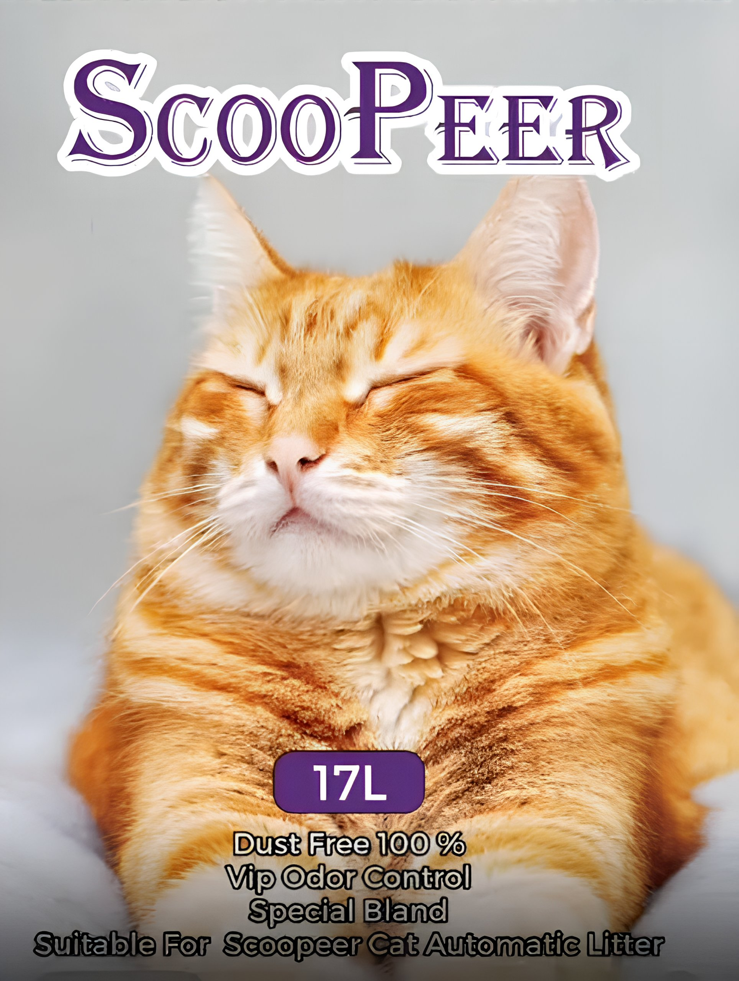 חול מתגבש לחתול Scoopeer נטורל 17L